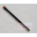 Escova de maquiagem plana de madeira Escova de cosméticos preto Eyeliner